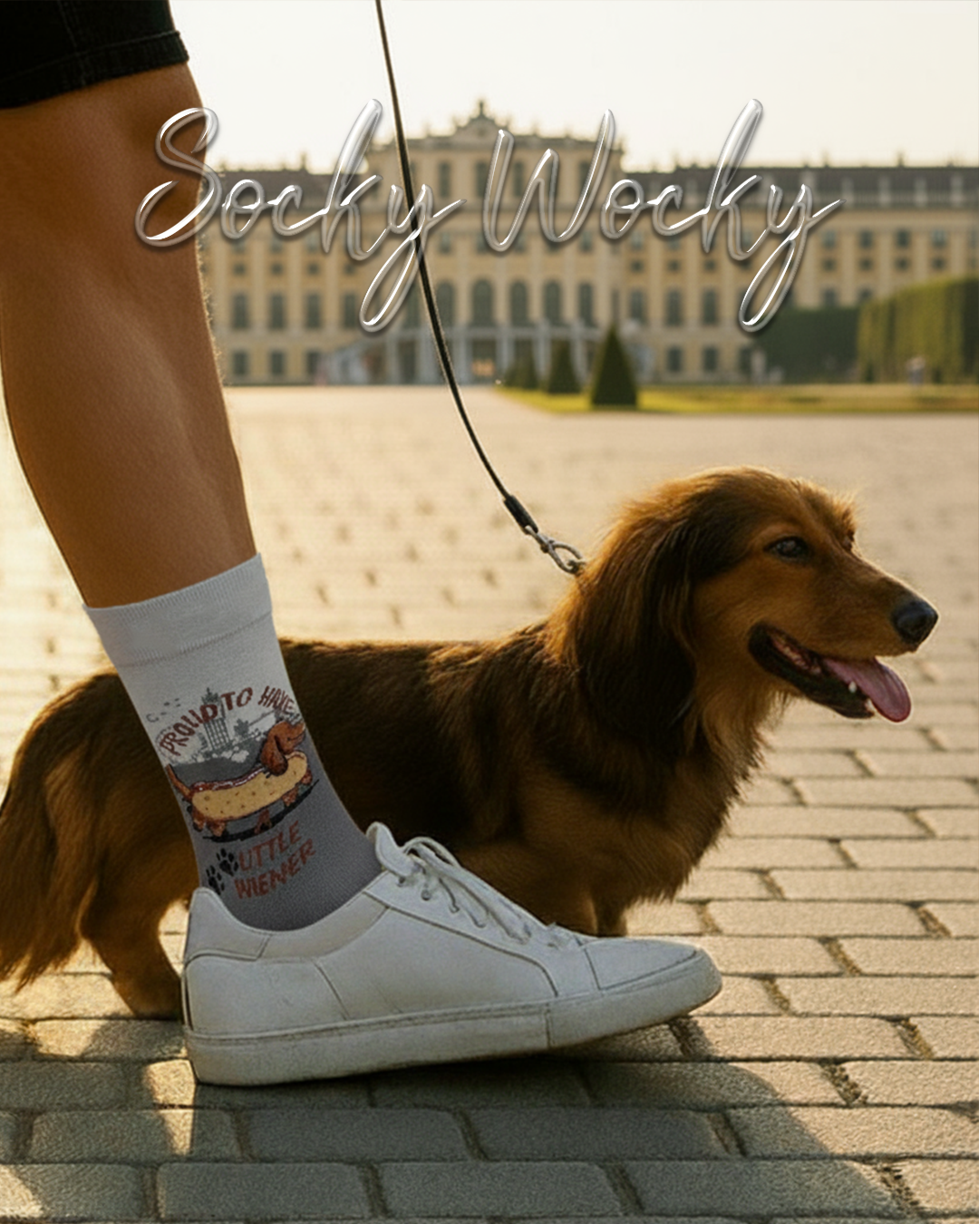 Proud to Have a Little Wiener Socks Dachshund Lover Edition